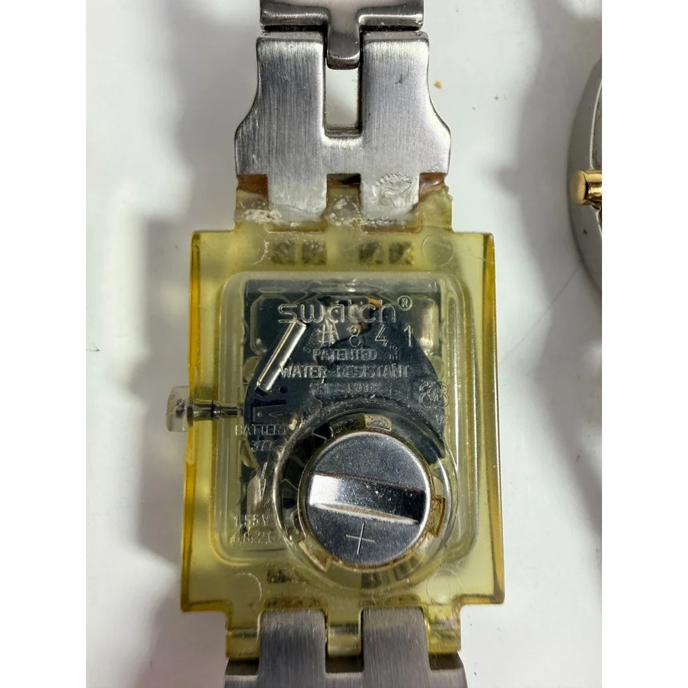 Vintage Ladies Watch Lot Citizen 5920-S004675 Swatch Square Fossil f2 ES-9382